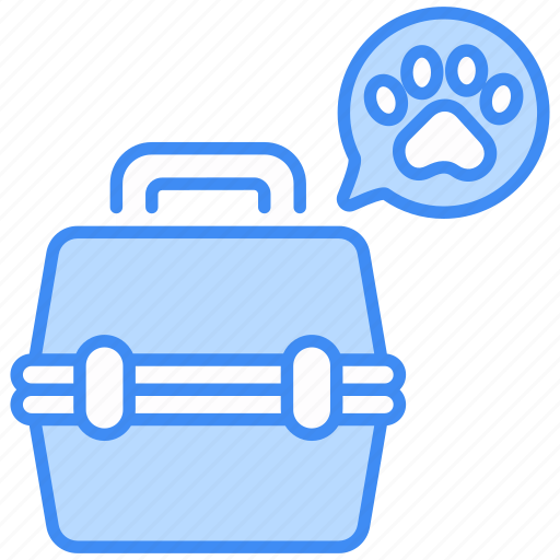 Pet carrier, pet, carrier, animal, dog, veterinary, cat icon - Download on Iconfinder