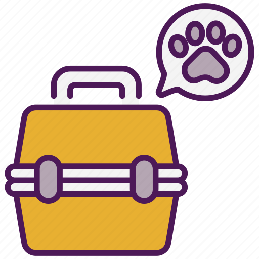 Pet carrier, pet, carrier, animal, dog, veterinary, cat icon - Download on Iconfinder