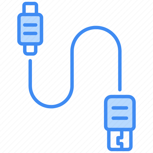Cable, connector, plug, usb, wire, power, electric icon - Download on Iconfinder