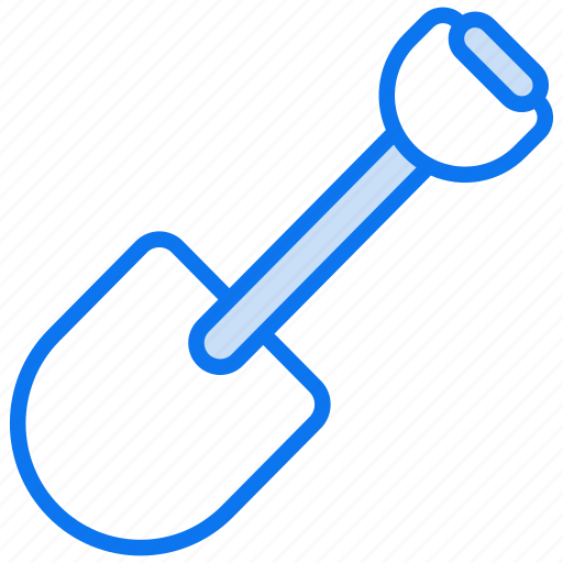 Shovel, gardening, farming, digging tool, spade, trowel, dig icon - Download on Iconfinder