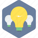 idea, bulb, electric, electricity, energy, light, lightbulb
