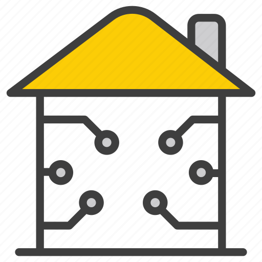 Smart home, technology, home, smart-house, house, iot, automation icon - Download on Iconfinder