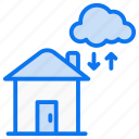 cloud home, home, cloud, house, cloud house, property, network, block cloud, office