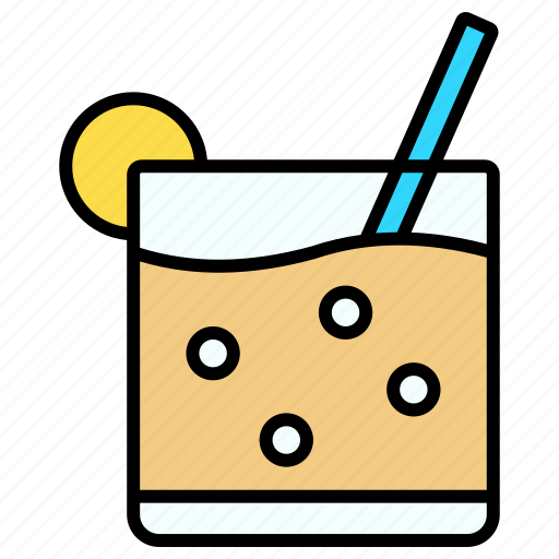 Cold drink, drink, beverage, glass, juice, sweet, cold icon - Download on Iconfinder