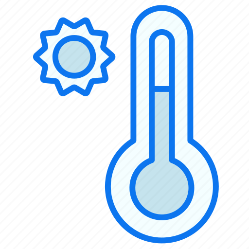 Hot, summer, sunny, weather, forecast, sun, temperature icon - Download on Iconfinder