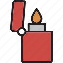 lighter, survival, survive, camping, fire, food, water