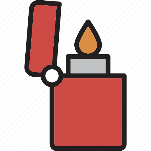 Lighter, survival, survive, camping, fire, food, water icon - Download on Iconfinder