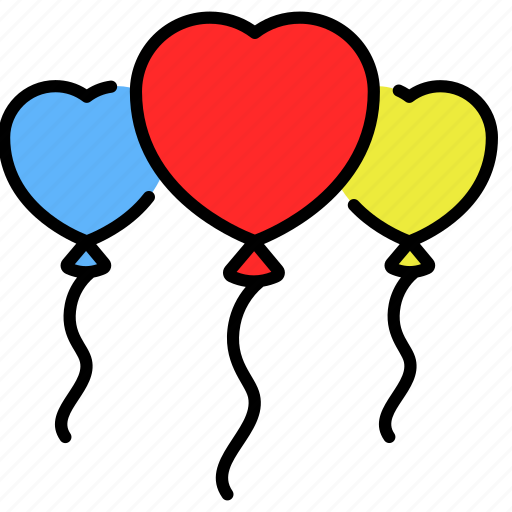 Balloons, celebration, party, decoration, balloon, holiday, happy icon - Download on Iconfinder
