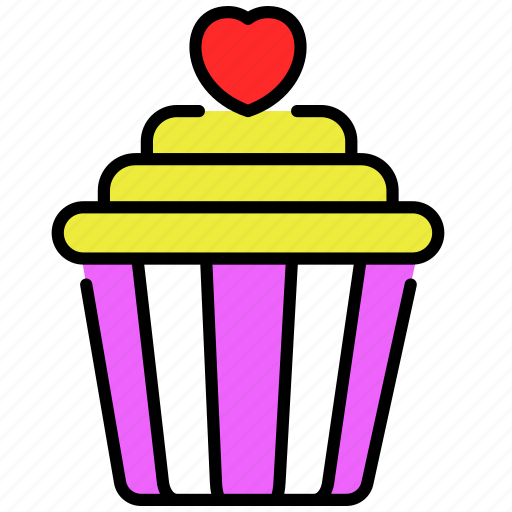 Muffin, dessert, cupcake, sweet, cake, food, bakery icon - Download on Iconfinder