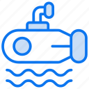 submarine, underwater, sea, ship, transport, nautical, vehicle, marine, anchor, boat