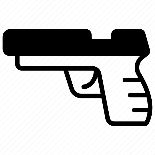 Pistol, gun, weapon, handgun, revolver, military, war icon - Download on Iconfinder