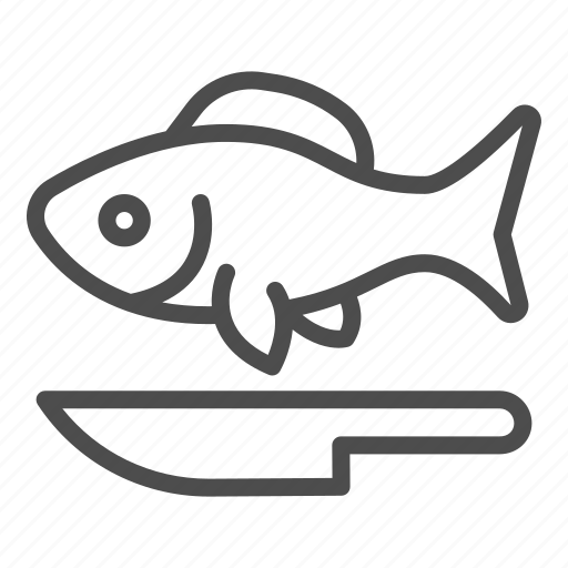 Fish, knife, food, eat, sea, dinner, blade icon - Download on Iconfinder