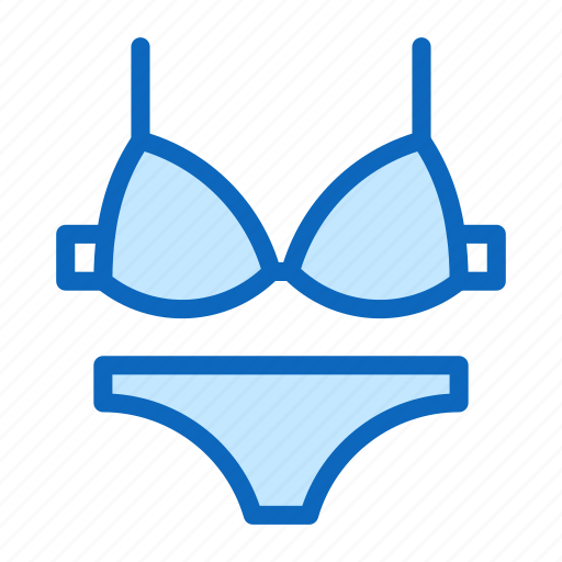 Bikini, clothing, fashion, swimsuit, underwear, woman icon - Download on Iconfinder