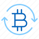 arrow, bitcoin, cashback, currency, exchange, money