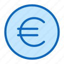 circle, currency, euro, exchange, money