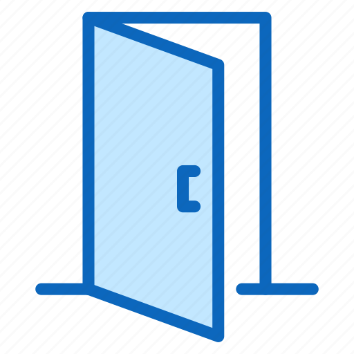 Door, doorway, entry, open icon - Download on Iconfinder