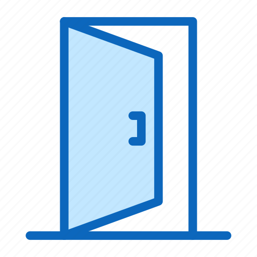 Door, doorway, entrance, entry, open icon - Download on Iconfinder