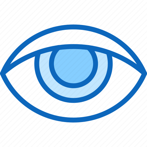 Eye, eyeball, eyesight, look, tired, view icon - Download on Iconfinder