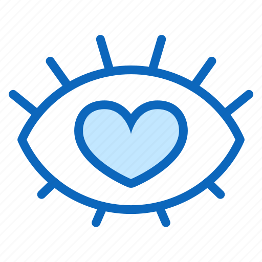 Eye, eyesight, heart, look, love, see icon - Download on Iconfinder