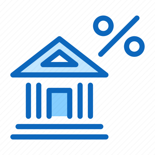 Bank, credit, loan, mortgage, percent icon - Download on Iconfinder