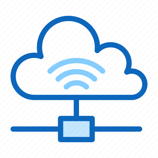 Cloud, network, online, radio, rfid, wireless icon - Download on Iconfinder