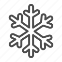 snow, snowflake, winter, crystal, cold, ice, decoration, pattern