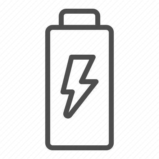 Battery, energy, electricity, charge, electric, power, lightning icon - Download on Iconfinder