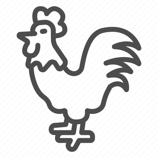 Chicken, rooster, farm, poultry, cock, cockerel, beak icon - Download on Iconfinder