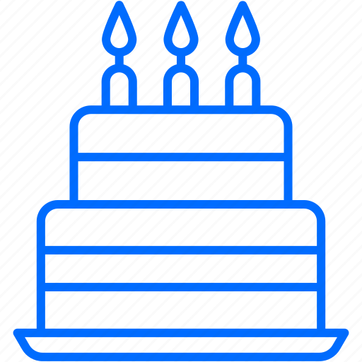 Cake, food, dessert, sweet, bakery, celebration, party icon - Download on Iconfinder