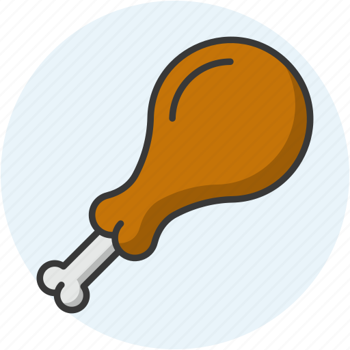 Chicken drumstick, food, burger, leg-piece, beverage, ... icon - Download on Iconfinder