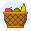 fruit basket, agriculture, bucket, food, drink, shop, ... 
