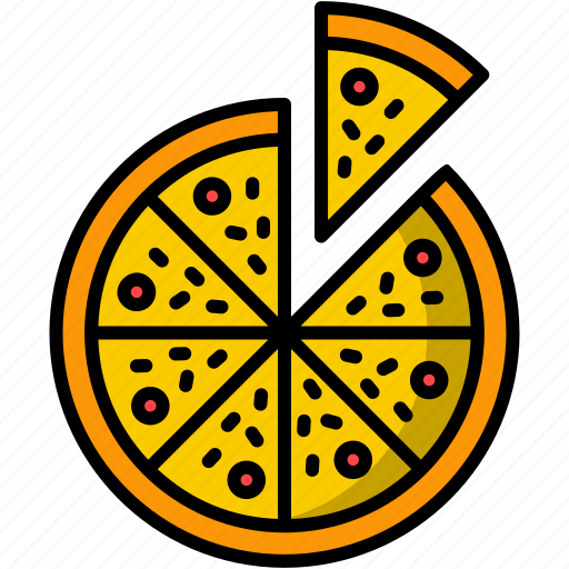 Pizza, food, fast-food, drink, sweet, meal, junk-food icon - Download on Iconfinder