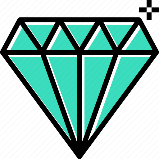 Diamond, premium, quality, shine icon - Download on Iconfinder