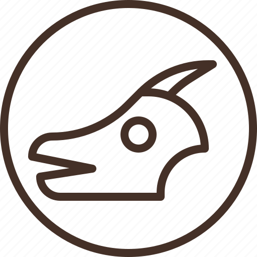 Badge, education, logo, paleontology, science icon - Download on Iconfinder