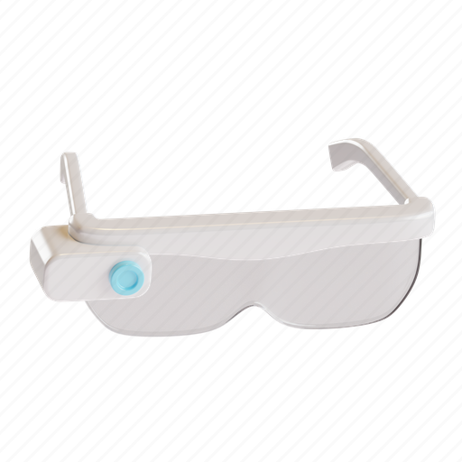 Smart, glasses, smart glasses, augmented reality, ar, ai, artificial intelligence 3D illustration - Download on Iconfinder