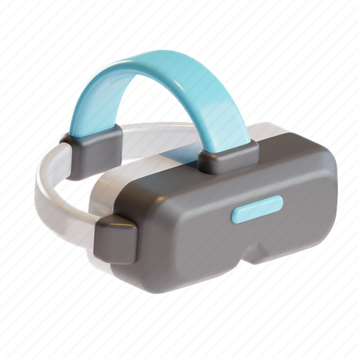Virtual reality, ar, augmented reality, vr, vision, headset 3D illustration - Download on Iconfinder