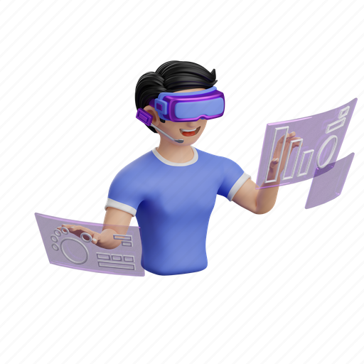 Virtual, reality, vr, ar, augmented reality, glasses, innovation icon - Download on Iconfinder