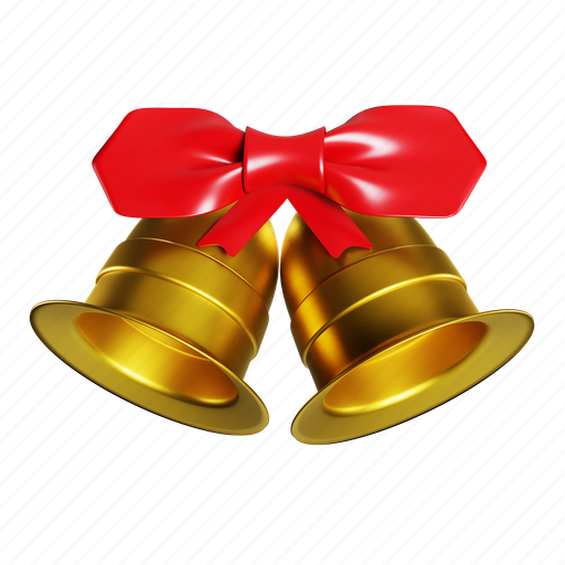 Bell, christmas, decoration, santa, celebration, snow, winter 3D illustration - Download on Iconfinder