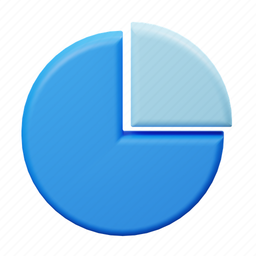 Pie, chart, statistics 3d-illustration - Download on Iconfinder