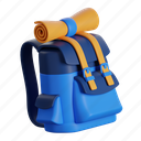 backpack, baggage, luggage, rucksack 