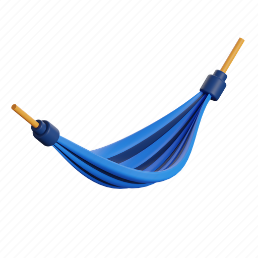 Camping, hammock, tent, hanging, bed 3D illustration - Download on Iconfinder