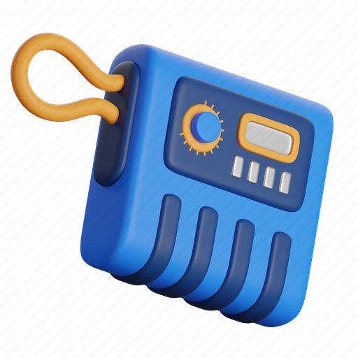 Portable, radio, music, sound, device, audio, signal 3D illustration - Download on Iconfinder