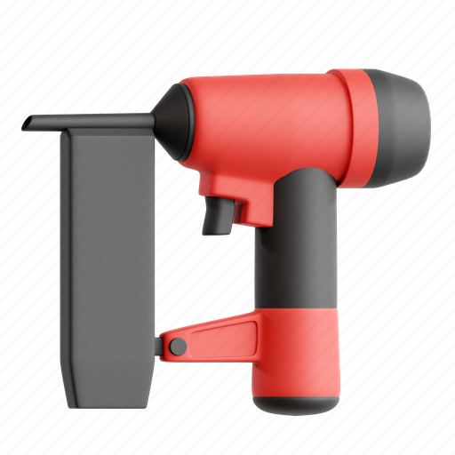 Nail, gun, speed, power, efficiency, safety 3D illustration - Download on Iconfinder