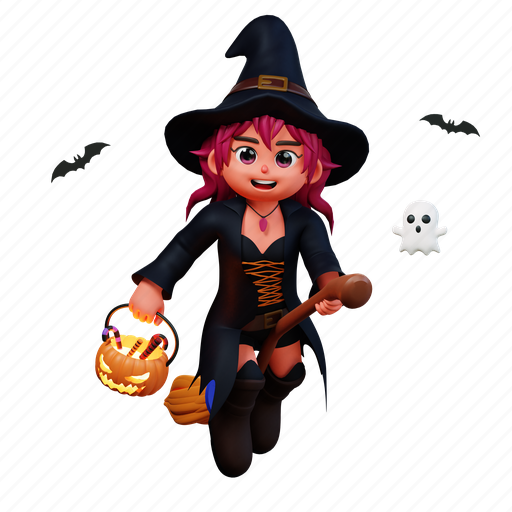 Character, halloween, wizard, human, autumn, happy, celebrate 3D illustration - Download on Iconfinder