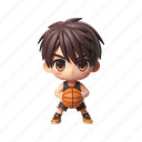 basketball, player, male, human, avatar, sports, ball