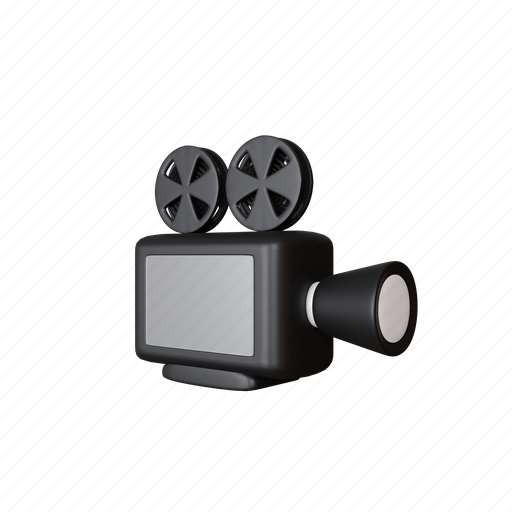 Cinema, tape, clap, film, movie, illustration, idea 3D illustration - Download on Iconfinder