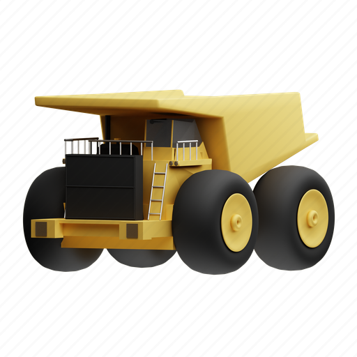 Dump, truck, construction, work 3D illustration - Download on Iconfinder