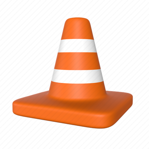 Traffic cone, road construction, labor, construction site, sign, warning sign, civil engineer 3D illustration - Download on Iconfinder