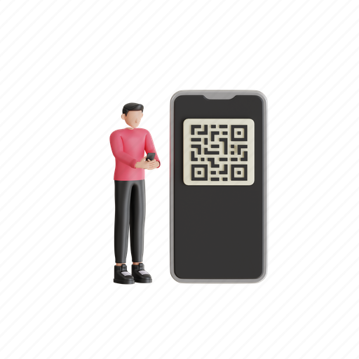 Contactless, payment, scanner, qr, transaction, scan, mobile icon - Download on Iconfinder