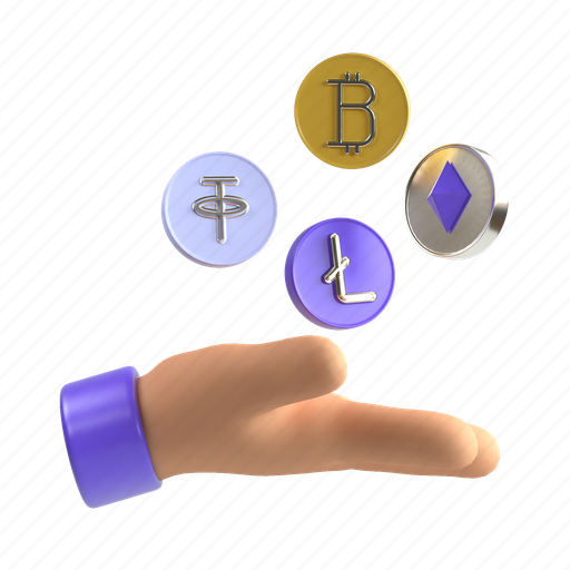 Ido, initial, dex, offering, crypto, cryptocurrency 3D illustration - Download on Iconfinder